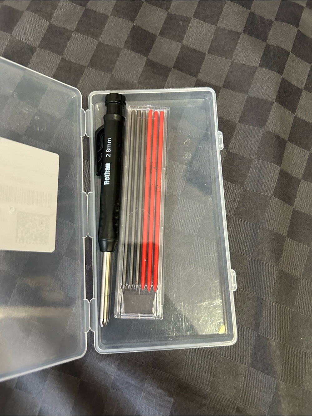 Carpenter led pencil with sharpener